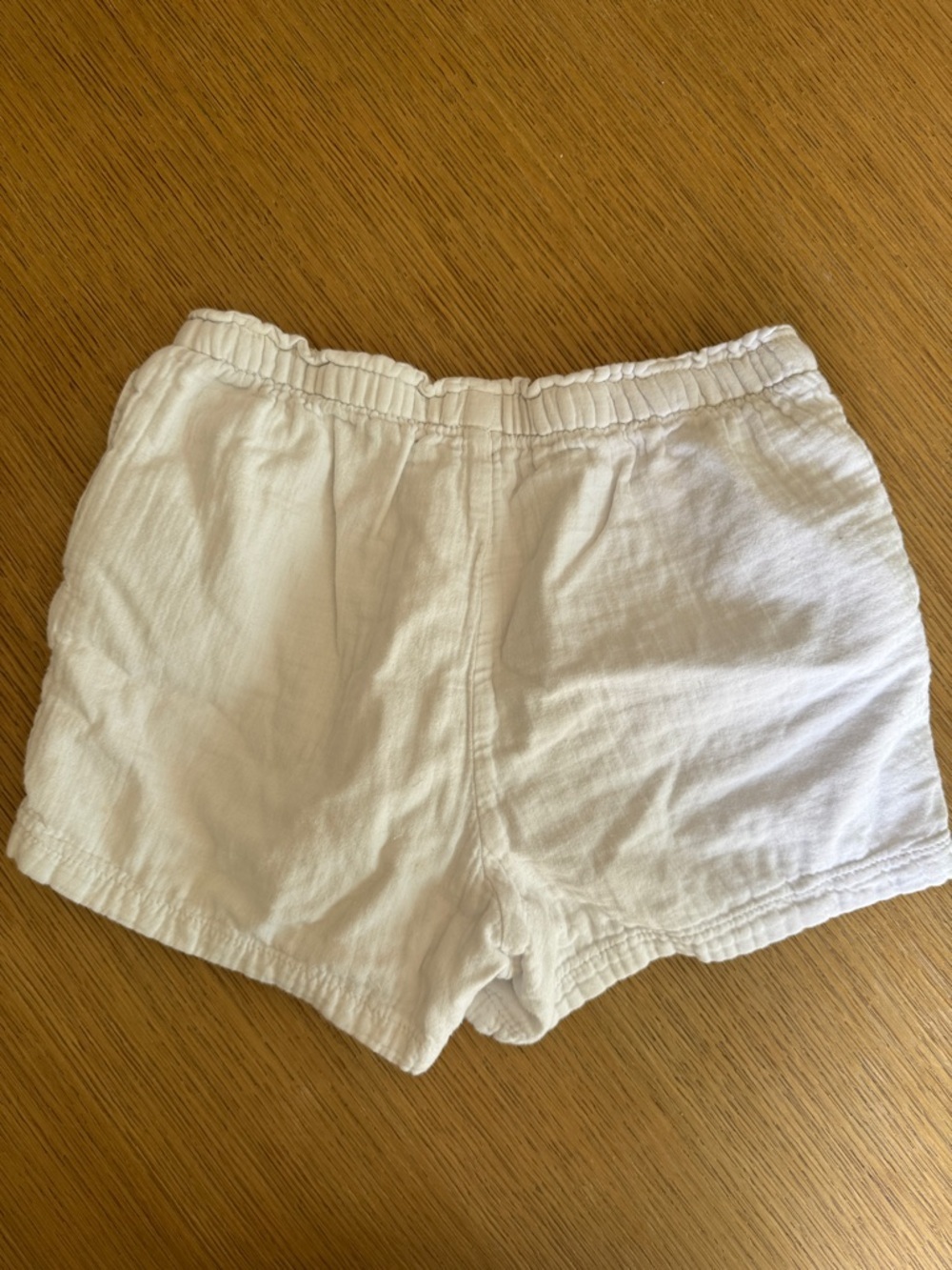 GAP girls white cotton gauze shorts - Picture 3 of 5